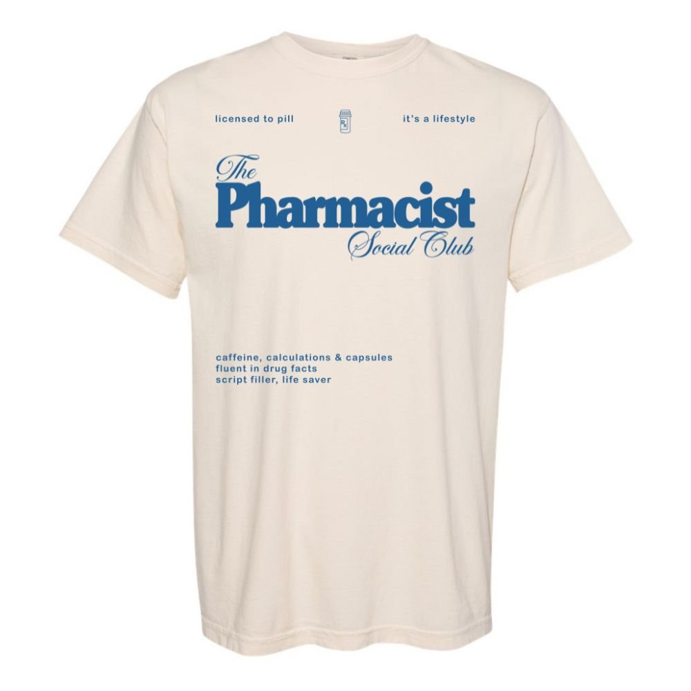'Pharmacist Social Club' T-Shirt - United Monograms