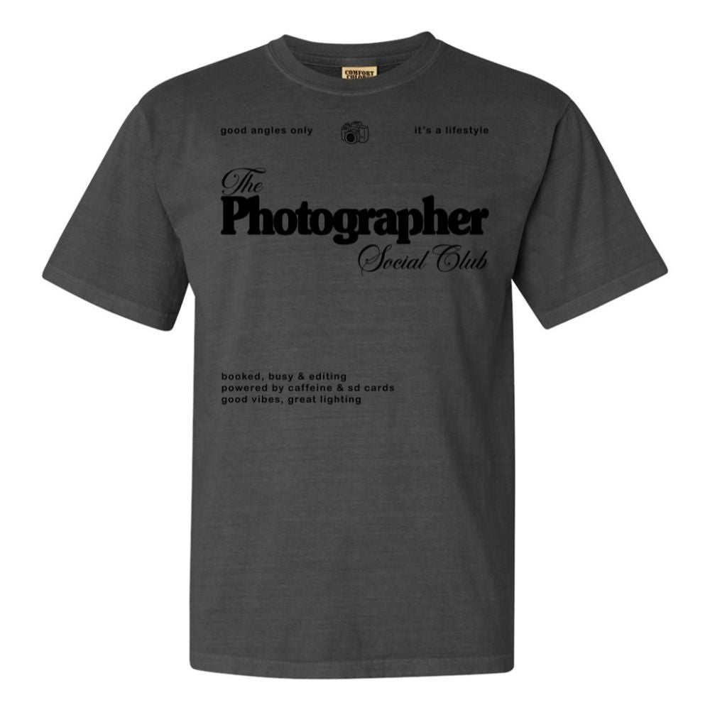 'Photographer Social Club' T-Shirt - United Monograms