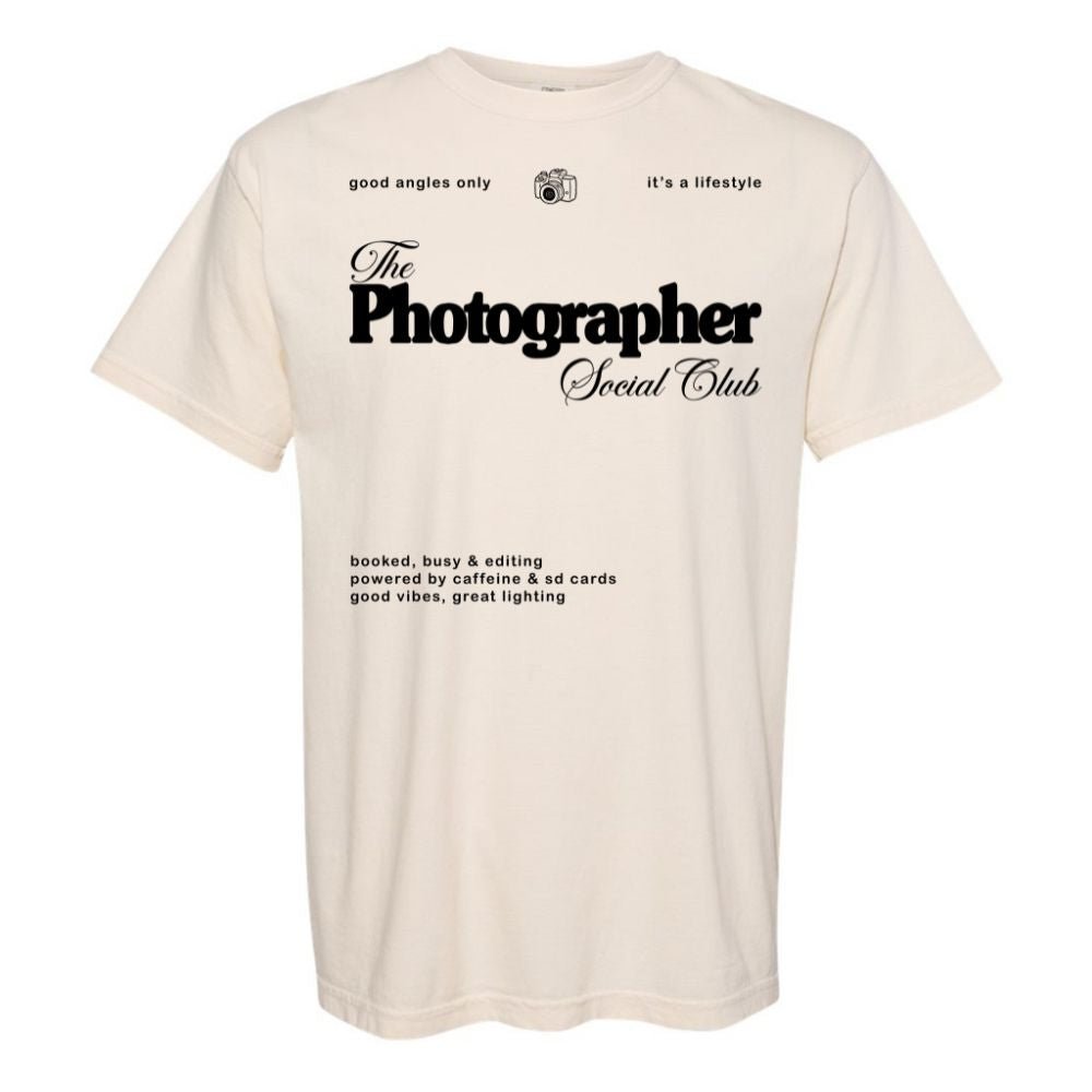 'Photographer Social Club' T-Shirt - United Monograms