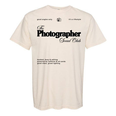 'Photographer Social Club' T-Shirt - United Monograms