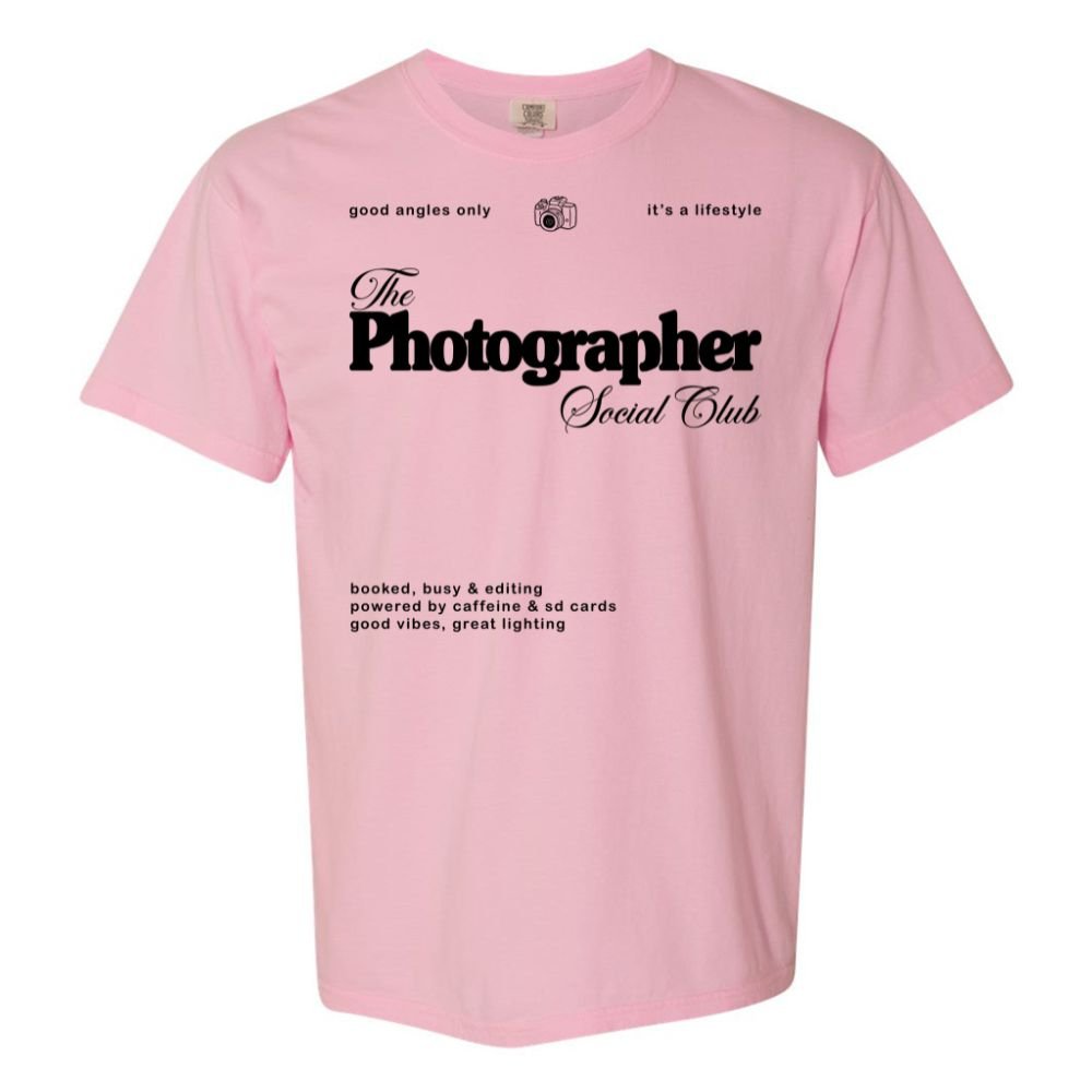 'Photographer Social Club' T-Shirt - United Monograms