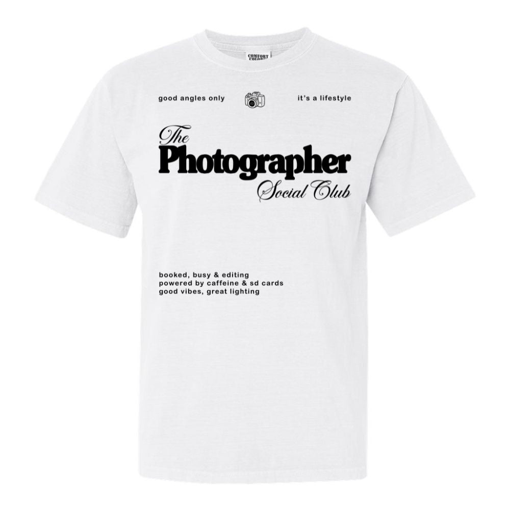 'Photographer Social Club' T-Shirt - United Monograms