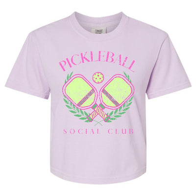 'Pickleball Social Club' Boxy T - Shirt - United Monograms