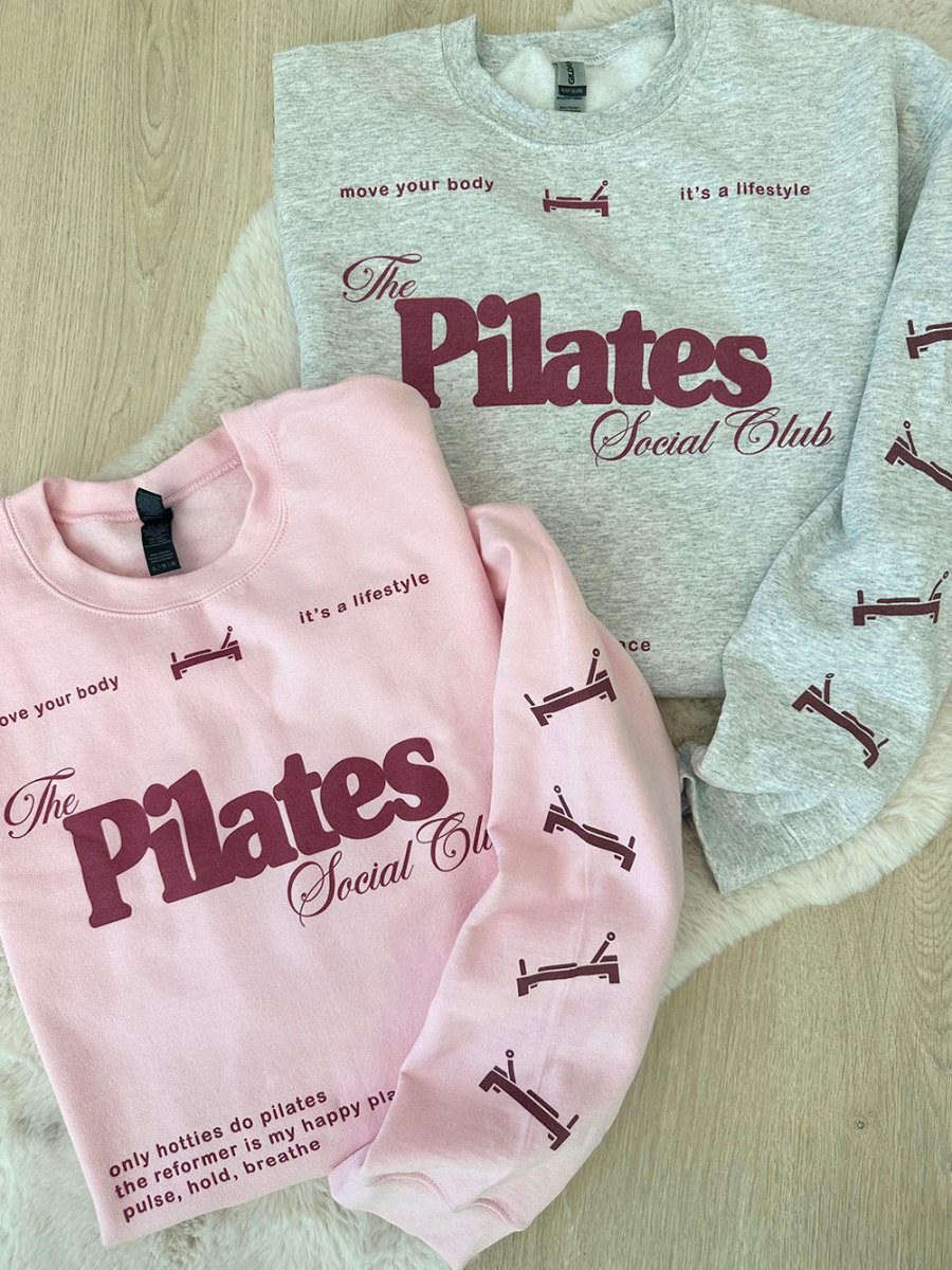 ‘Pilates Social Club' Crewneck Sweatshirt - United Monograms