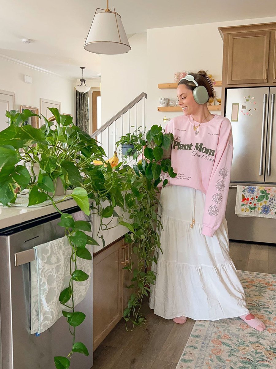 'Plant Mom Social Club' Crewneck Sweatshirt - United Monograms