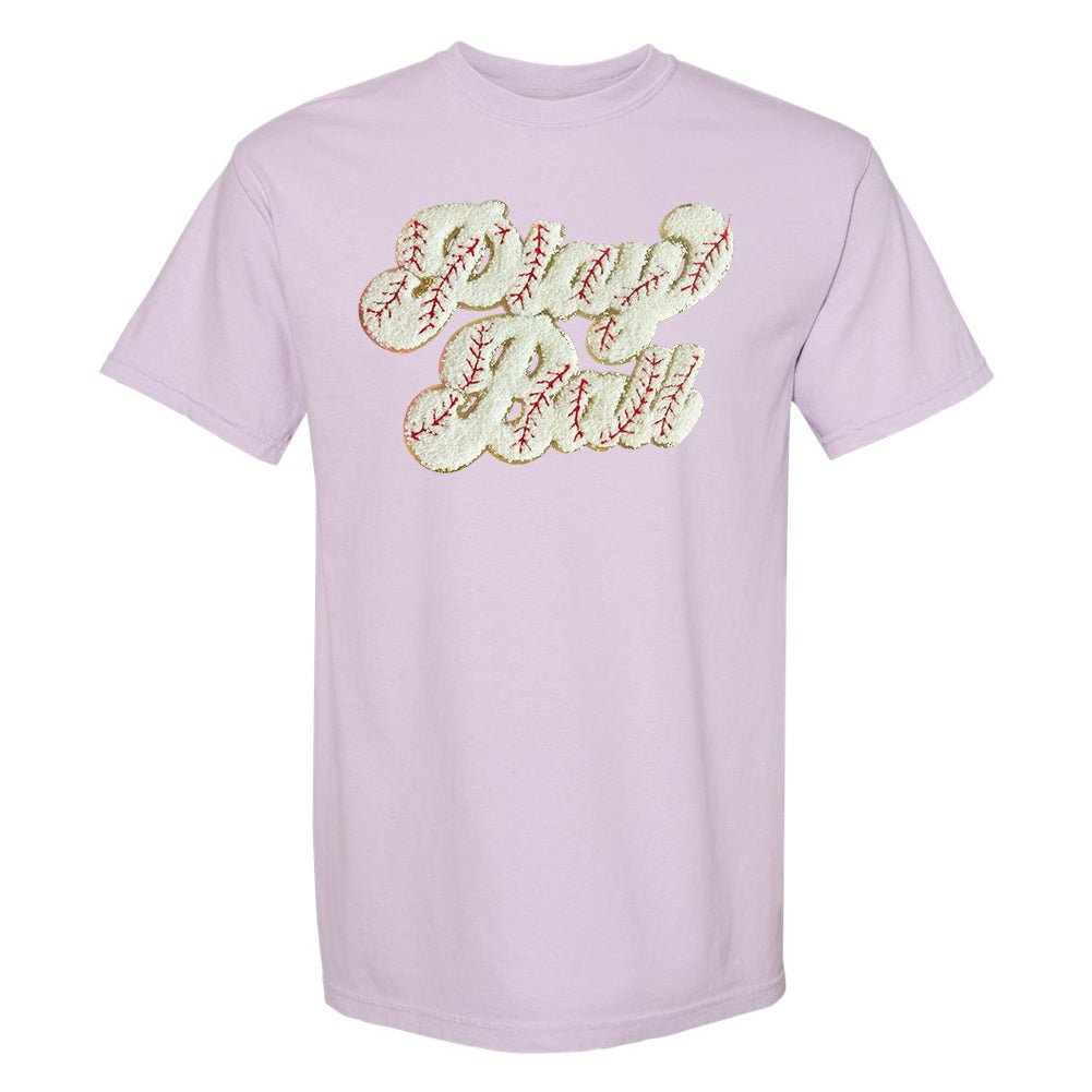 Play Ball Letter Patch T-Shirt - United Monograms