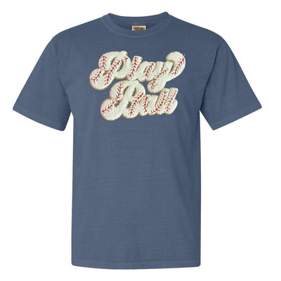 Play Ball Letter Patch T-Shirt - United Monograms
