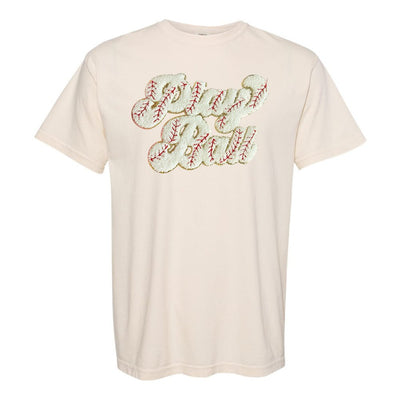 Play Ball Letter Patch T-Shirt - United Monograms