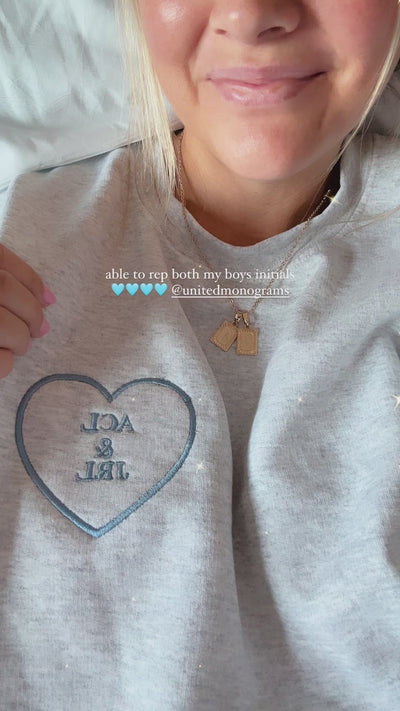 Make It Yours™ 'Heart Names' Crewneck Sweatshirt