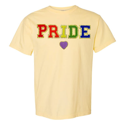 Pride Letter Patch Comfort Colors T-Shirt - United Monograms