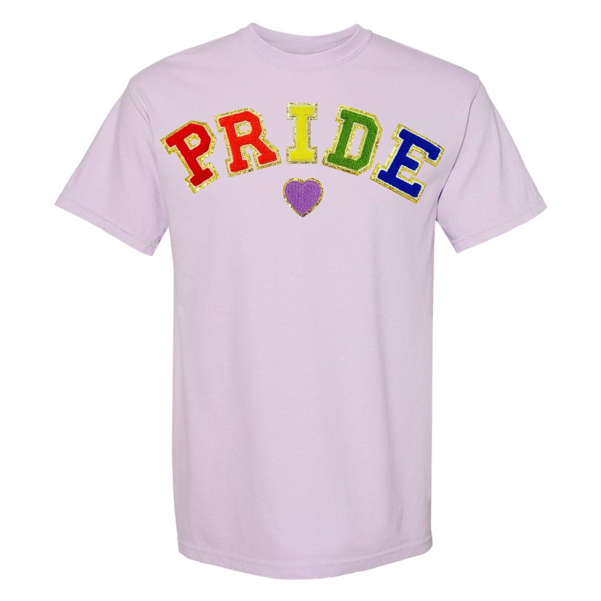 Pride Letter Patch Comfort Colors T-Shirt - United Monograms