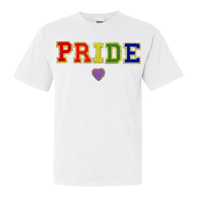 Pride Letter Patch Comfort Colors T-Shirt - United Monograms