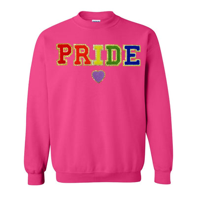 Pride Letter Patch Crewneck Sweatshirt - United Monograms