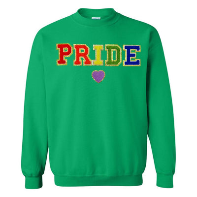 Pride Letter Patch Crewneck Sweatshirt - United Monograms