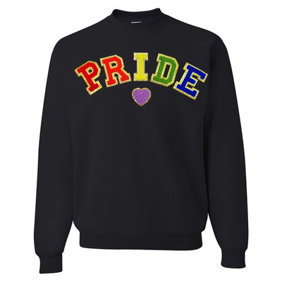 Pride Letter Patch Crewneck Sweatshirt - United Monograms