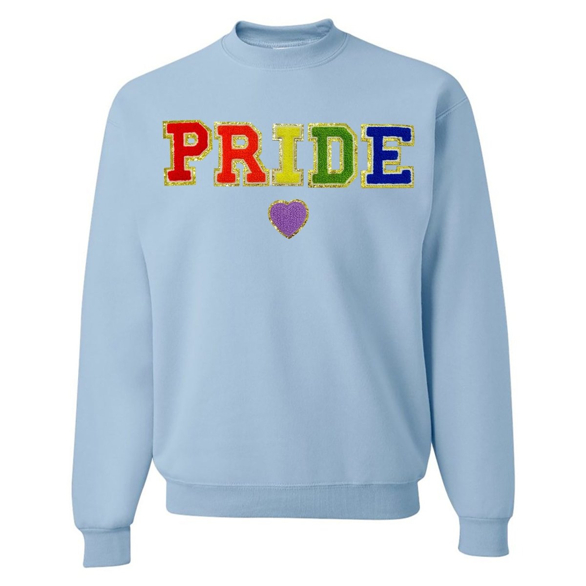 Pride Letter Patch Crewneck Sweatshirt - United Monograms
