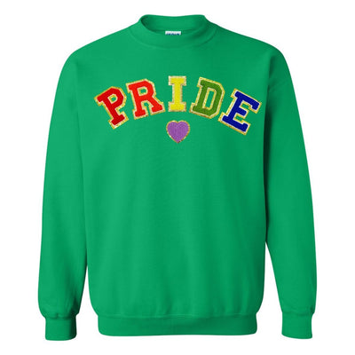 Pride Letter Patch Crewneck Sweatshirt - United Monograms