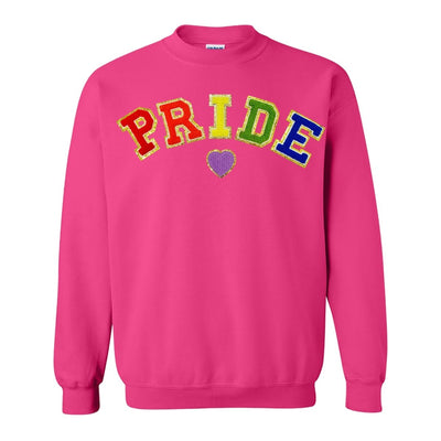 Pride Letter Patch Crewneck Sweatshirt - United Monograms