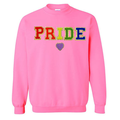 Pride Letter Patch Crewneck Sweatshirt - United Monograms