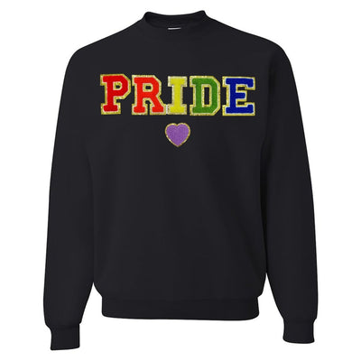 Pride Letter Patch Crewneck Sweatshirt - United Monograms
