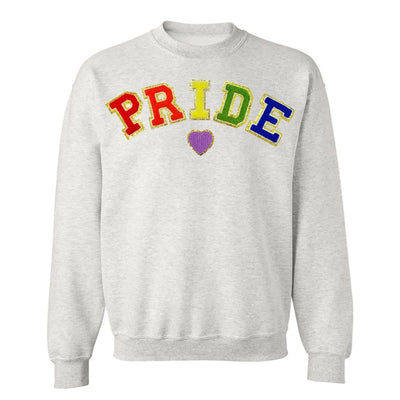 Pride Letter Patch Crewneck Sweatshirt - United Monograms