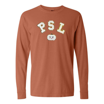 PSL Letter Patch Comfort Colors Long Sleeve T-Shirt - United Monograms