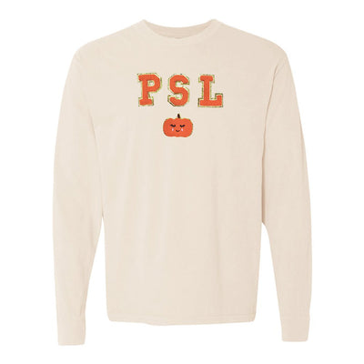 PSL Letter Patch Comfort Colors Long Sleeve T-Shirt - United Monograms