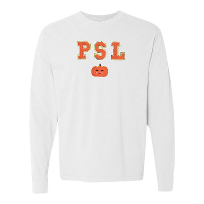 PSL Letter Patch Comfort Colors Long Sleeve T-Shirt - United Monograms