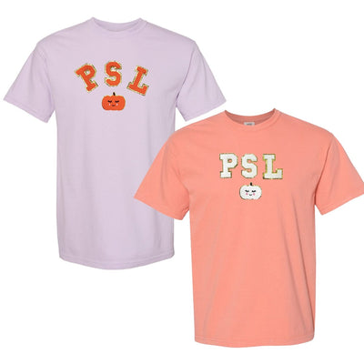 PSL Letter Patch Comfort Colors T-Shirt - United Monograms