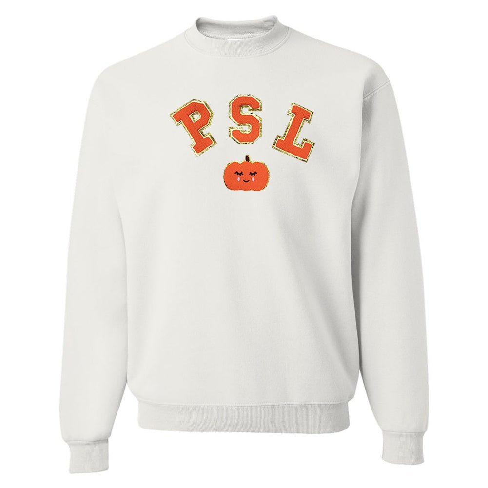 PSL Letter Patch Crewneck Sweatshirt - United Monograms