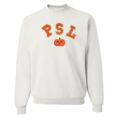 PSL Letter Patch Crewneck Sweatshirt - United Monograms