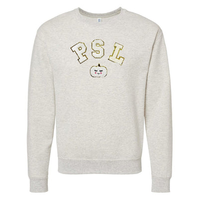 PSL Letter Patch Crewneck Sweatshirt - United Monograms