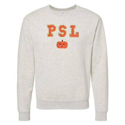 PSL Letter Patch Crewneck Sweatshirt - United Monograms