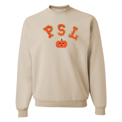 PSL Letter Patch Crewneck Sweatshirt - United Monograms