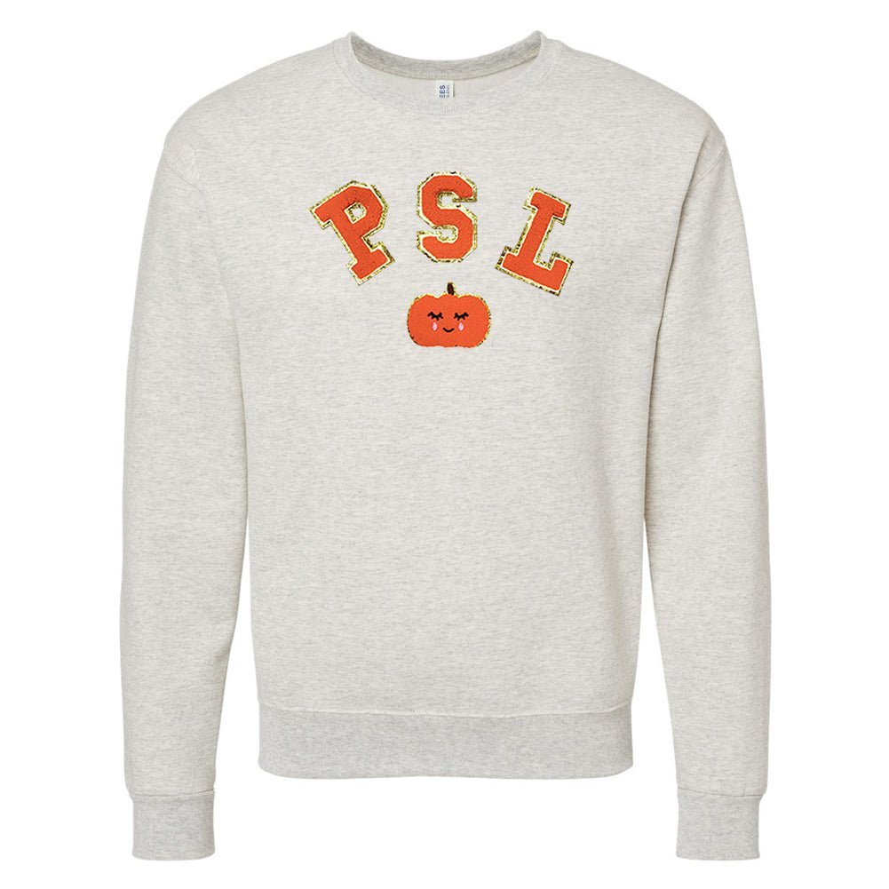 PSL Letter Patch Crewneck Sweatshirt - United Monograms