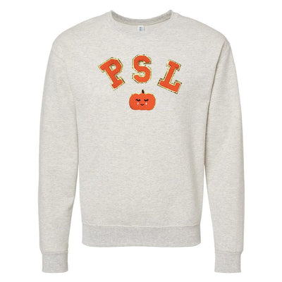 PSL Letter Patch Crewneck Sweatshirt - United Monograms