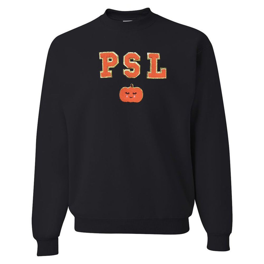 PSL Letter Patch Crewneck Sweatshirt - United Monograms