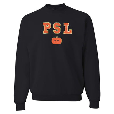 PSL Letter Patch Crewneck Sweatshirt - United Monograms