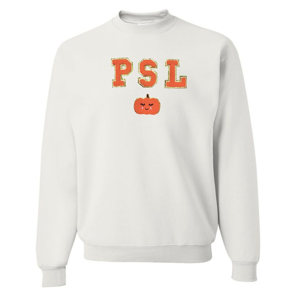 PSL Letter Patch Crewneck Sweatshirt - United Monograms