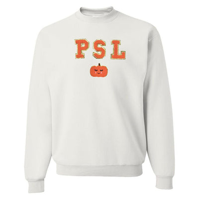 PSL Letter Patch Crewneck Sweatshirt - United Monograms