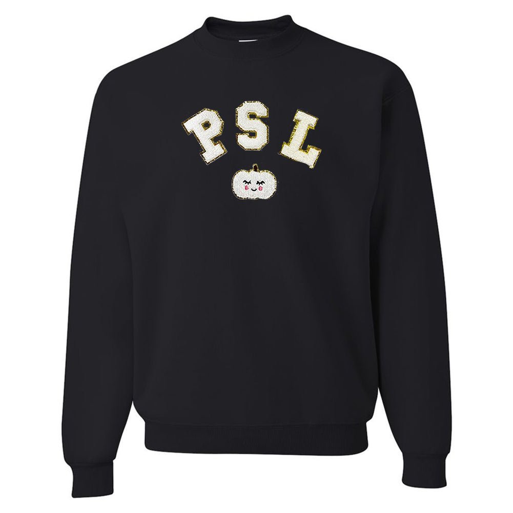 PSL Letter Patch Crewneck Sweatshirt - United Monograms