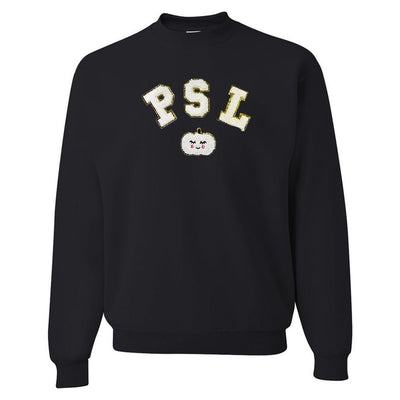 PSL Letter Patch Crewneck Sweatshirt - United Monograms