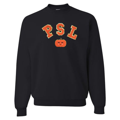 PSL Letter Patch Crewneck Sweatshirt - United Monograms