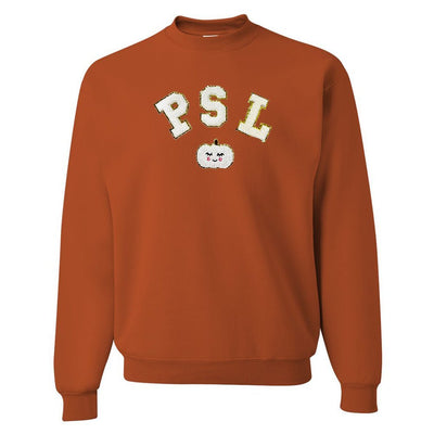 PSL Letter Patch Crewneck Sweatshirt - United Monograms