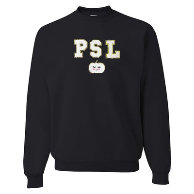 PSL Letter Patch Crewneck Sweatshirt - United Monograms