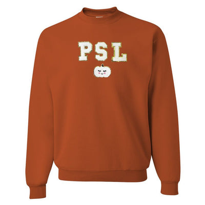 PSL Letter Patch Crewneck Sweatshirt - United Monograms