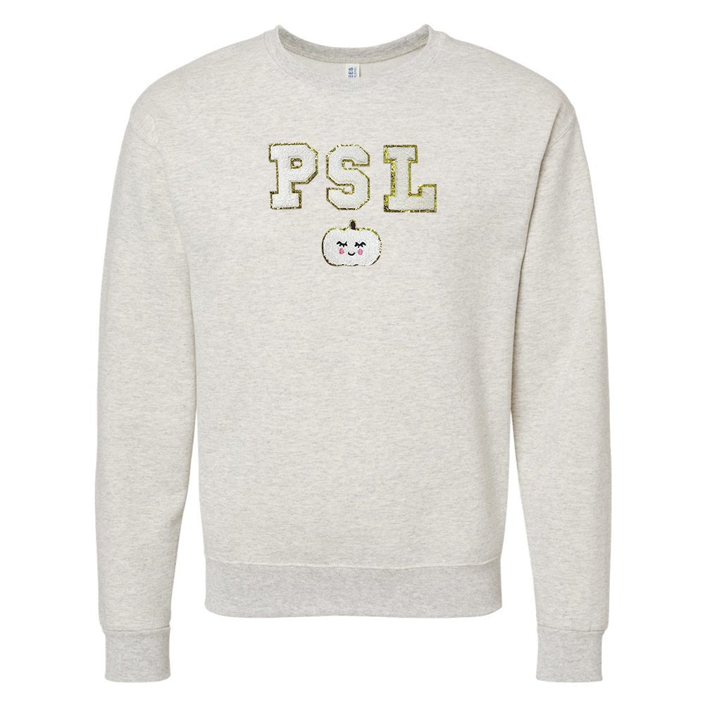 PSL Letter Patch Crewneck Sweatshirt - United Monograms