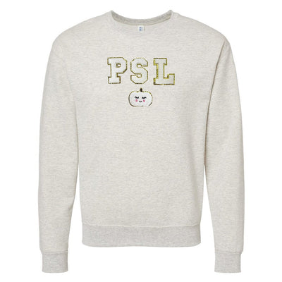PSL Letter Patch Crewneck Sweatshirt - United Monograms