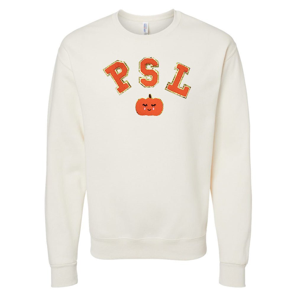 PSL Letter Patch Crewneck Sweatshirt - United Monograms