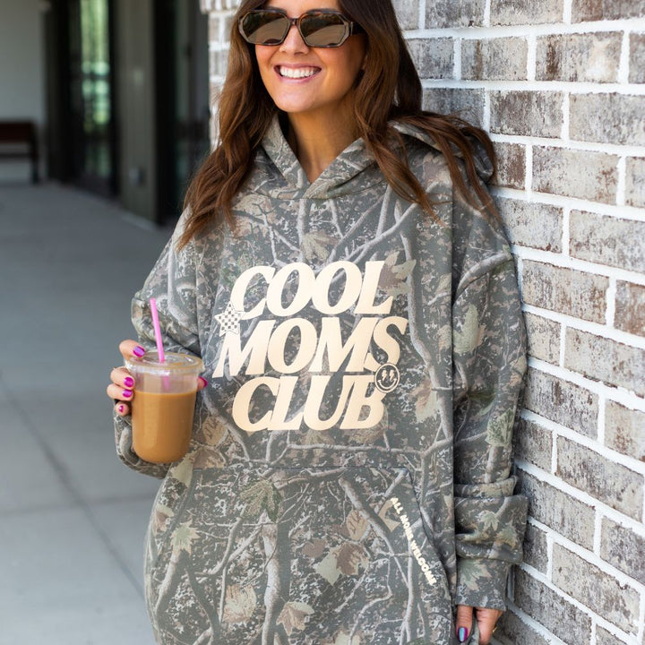 PUFF 'All Moms Welcome' Camo Hideaway Hoodie – United Monograms